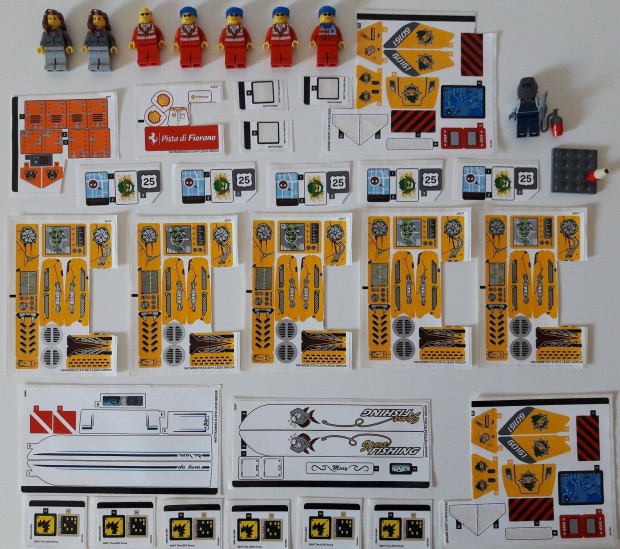 LEGO minifigura s matrica csomag - LEGO emberek s matrick