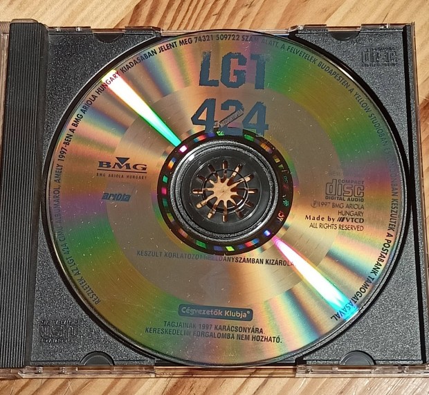 LGT - 424 CD Cgvezetk klubja kiads 