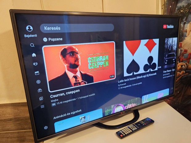 LG 106cm smart okos tv