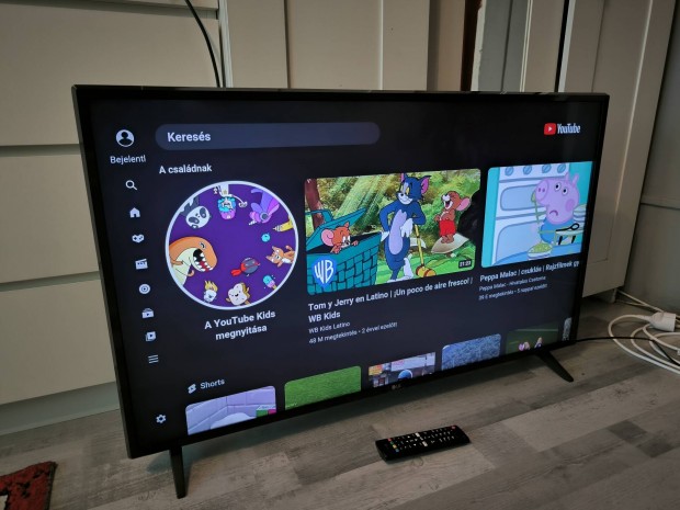 LG 109 cm 4K Smart okos tv.