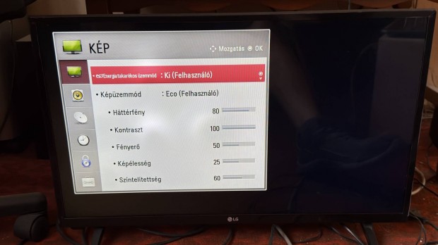 LG 28TK430V 71 CM HD LED Monitor TV (LED panel hiba látható rajta)