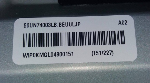 LG 50UN74003LB LED tv táp háttér és Tcon alkatrésznek