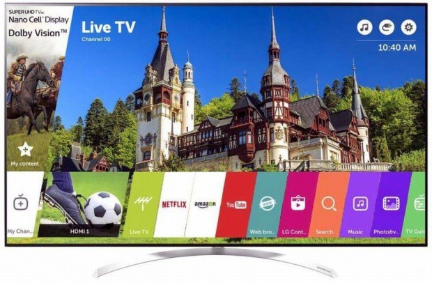 LG 55SJ850 139 cm Suhd 4K Smart Nanocell WIFI LED TV!