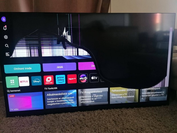 LG 55" LED TV srlt kijelzvel