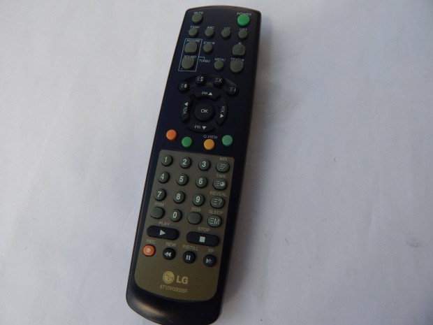 LG 6710V00026F Tipusú TV / VHS Távirányító Távkapcsoló Origi