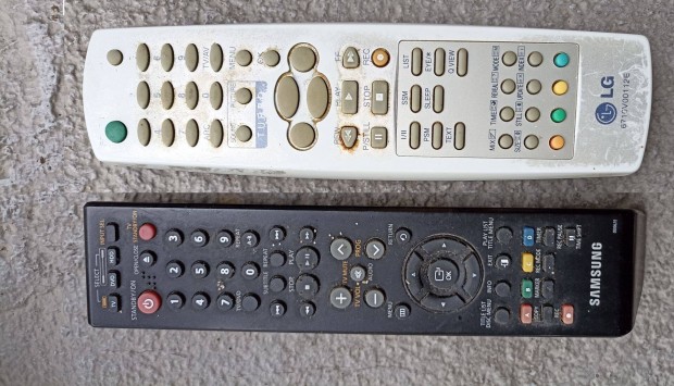 LG 6710V00112E, Samsung 00062E Tv távirányítók