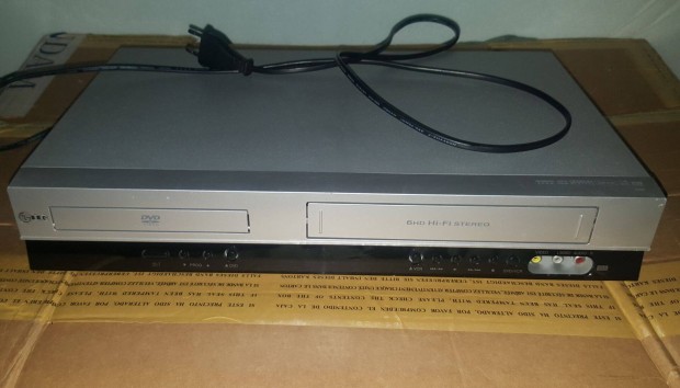 LG DVD VHS Lejtsz 2in1 6hd hifi stereo