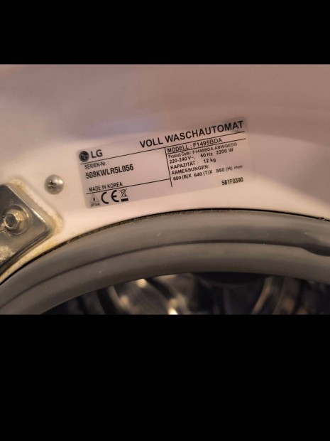 LG Direct Drive mosogp 12kg!