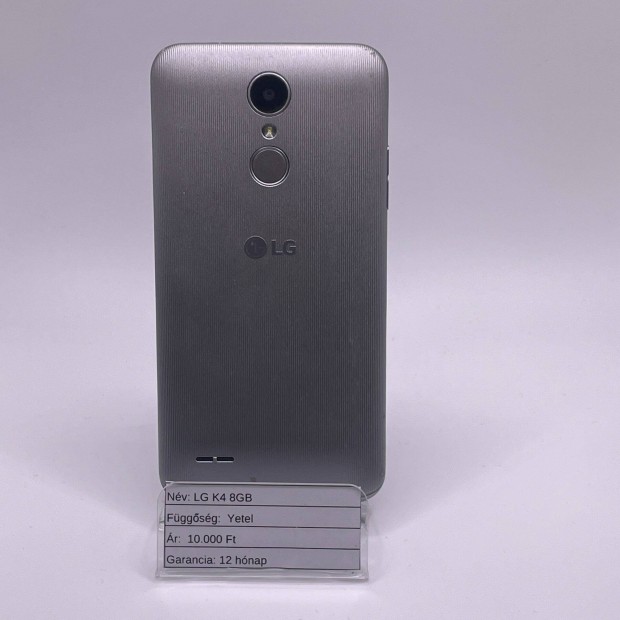 LG K4 8GB Yettel fgg, 12 hnap garancia