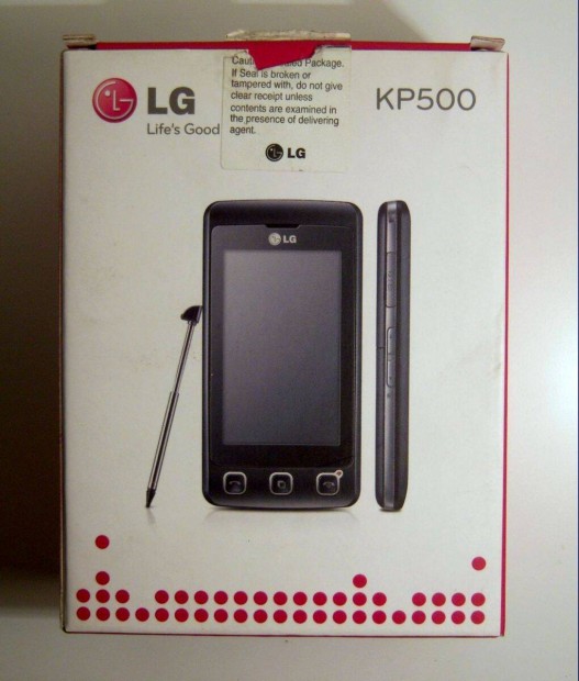 LG KP500 (2008) res Doboz