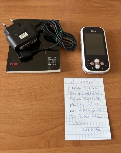 LG KS360 k�rtyaf�ggetlen 