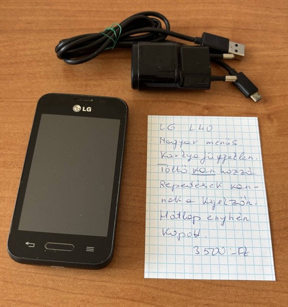 LG L40 k�rtyaf�ggetlen 
