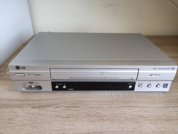 LG LV4981 6 HD Hi-fi stereo VHS recorder