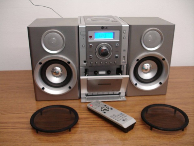 LG LX-U150D mikro hifi szintézeres RDS rádió tuner USB MP3 AUX CD magn