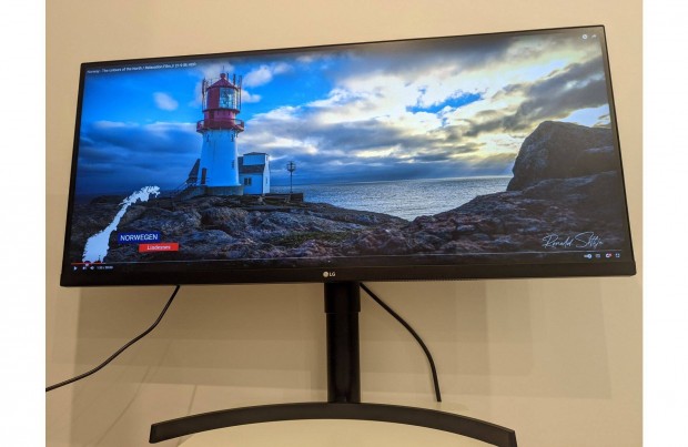 LG Monitor 34'', 21:9, Ultrawide Qhd, IPS, HDR 10 (#3494)