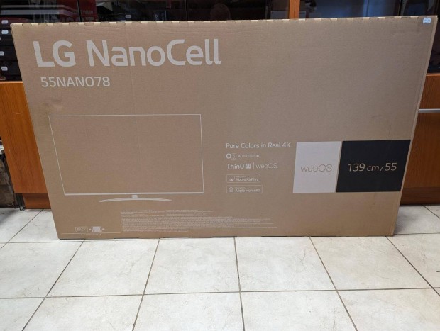 LG Nanocell 55Nano783QA 139cm Ultra HD 4K TV j 5 v Garival + 5 v Bi