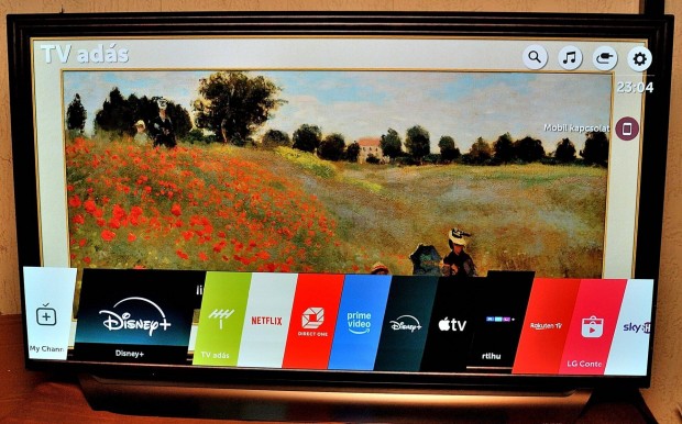 LG OLED55C8Lla UHD 4K 55coll 140cm SMART OLED TV Legolcsóbban