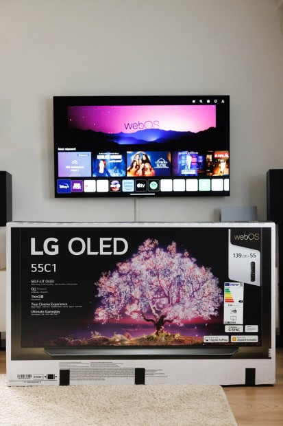 LG OLED 55 C1 Oled smart tv 139 cm Garancilis!