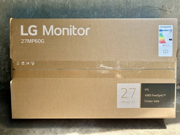 LG Ultragear 27MP60GP-B, 27 FHD, bontatlan, 2+1 v garancival!