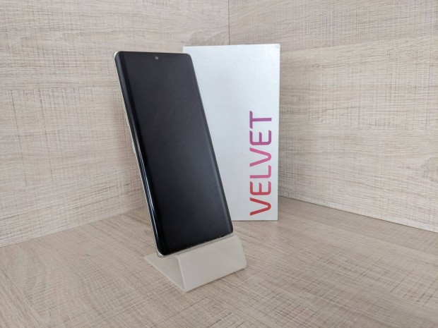 LG Velvet, Silver, 6/128 GB, Dual SIM, Újszerű (Gyönyörű)
