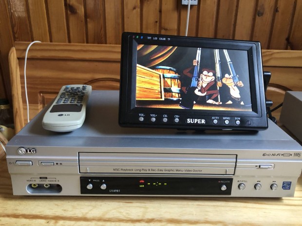 LG hifi sztereo VHS vide recorder 