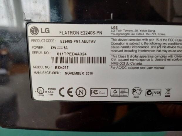 LG monitor alig hasznlt 62 cm