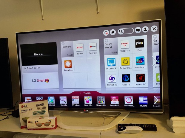 LG smart 3D tv 107 cm fehr