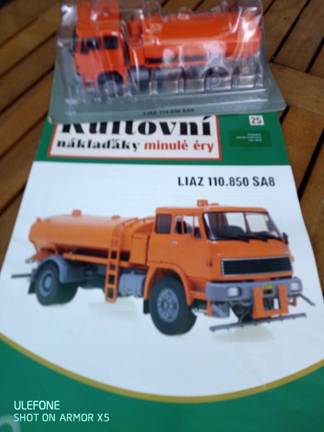 LIAZ 110.850 SA8 locsoló kocsi Deagostini 1/43 Új!!! Bontatlan!!!