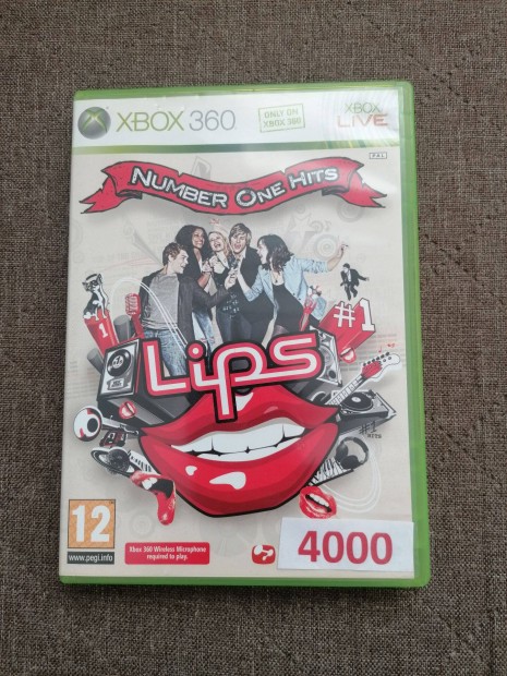 LIPS Number one hits Karaoke Xbox 360 jtk elad!