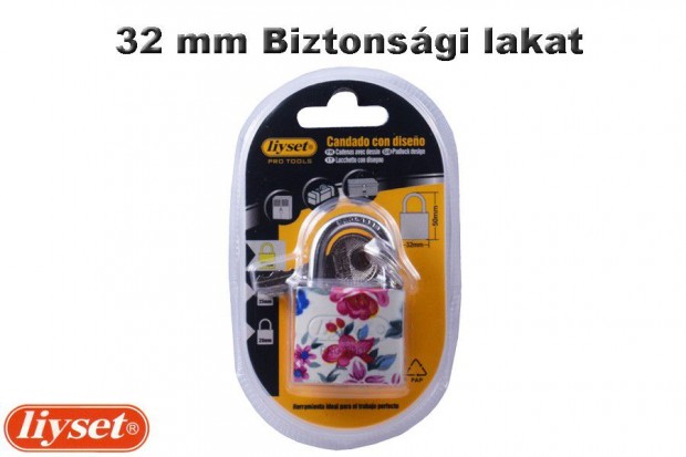 LIYSET 32 mm Biztonsgi lakat