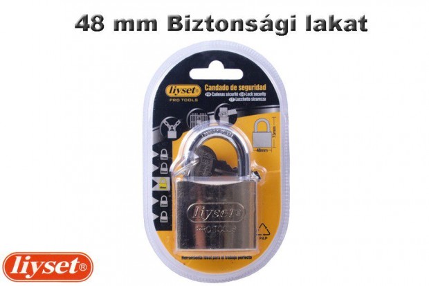 LIYSET 48 mm Biztonsgi lakat