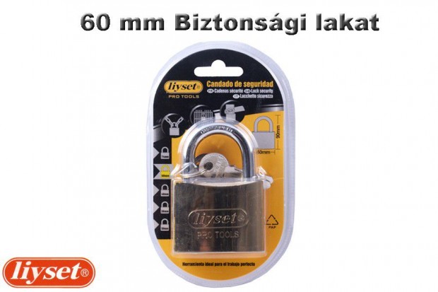 LIYSET 60 mm Biztonsgi lakat