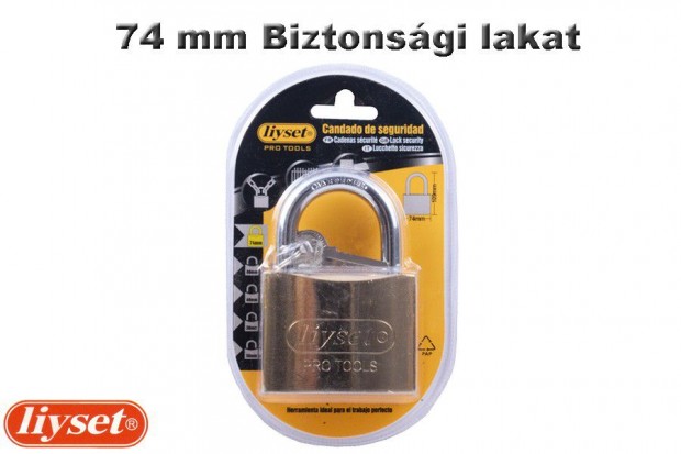 LIYSET 74 mm Biztonsgi lakat