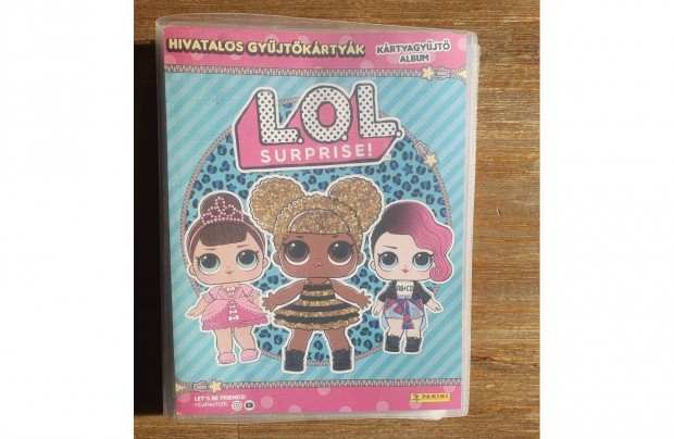 LOL L.O.L. Surprise kártya és album teljes csomag limited kártyákkal!