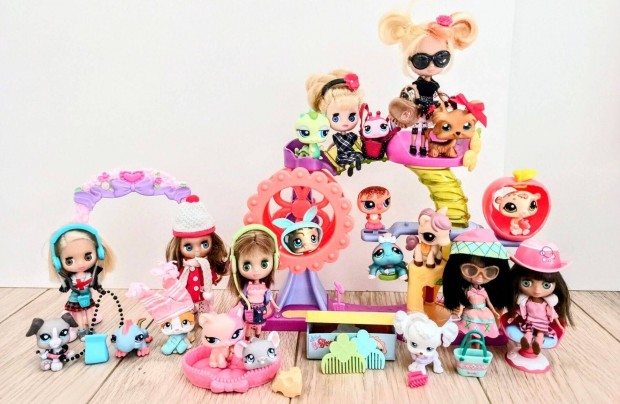 LPS Little Littlest Pet Shop szett: jtsztr, baba, figura csomag