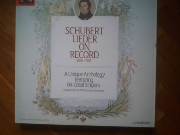 LP 8 lemezes Schubert Anthology 5000 Ft-rt