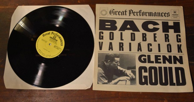 LP Bach Goldberg Varicik Glenn Gould