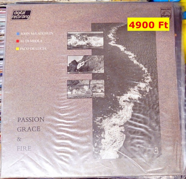 LP: Passion Grace&Fire: (Al Di Meola, John Mclaughlin, Paco De Lucia)