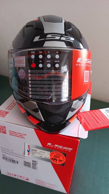 LS2 FF320 Evo fekete-narancs buksisak 