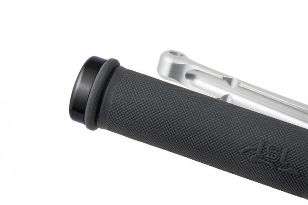 LSL lapos kupak kormnyvg slyok,  14 mm, alumnium