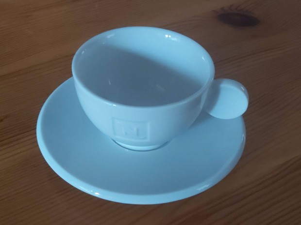 LUNGO Nespresso csésze, fehér porcelán