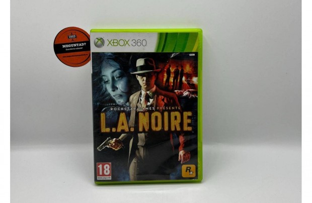 L.A. Noire - Xbox 360 jtk, hasznlt