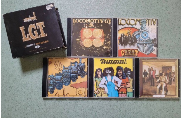 L.G.T. A Lokomotv GT. sszes nagylemeze I. (Hungaroton Gong, 5CD)