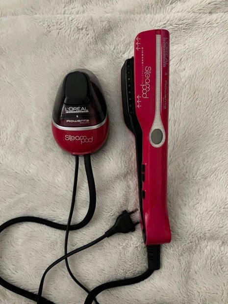 L'Oreal steampod 2.0 pink hajvasal