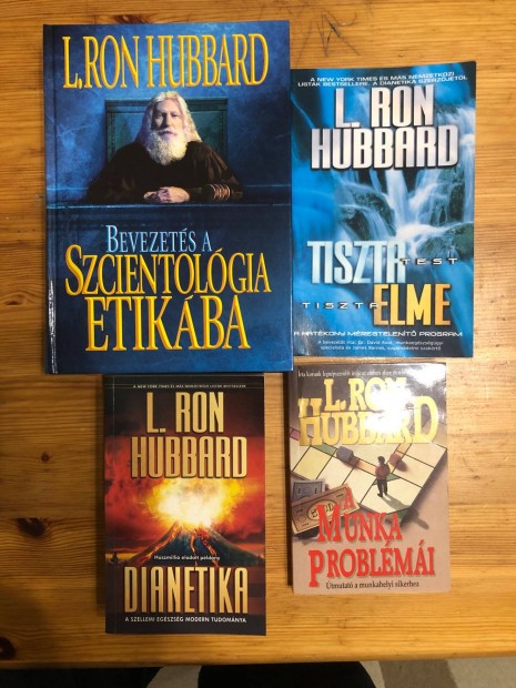 L Ron Hubbard Szcientológiai könyvcsomag