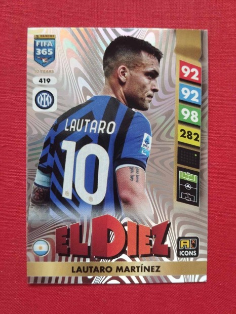 L. Martinez (Internazionale) FIFA 365 2025 Icon El Diez focis krtya