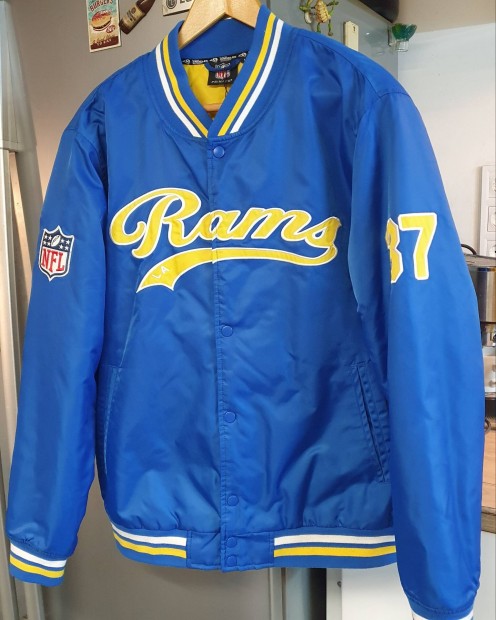 L-es Los Angeles Rams NFL varsity bomber dzseki kabt