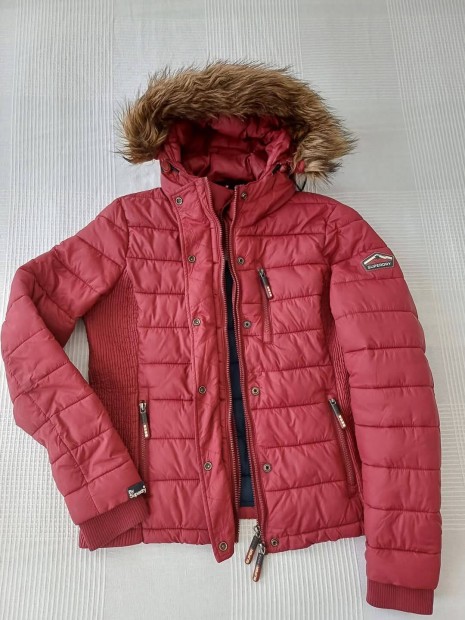 L-es Superdry Fuji slim ni burgundi vrs dzseki