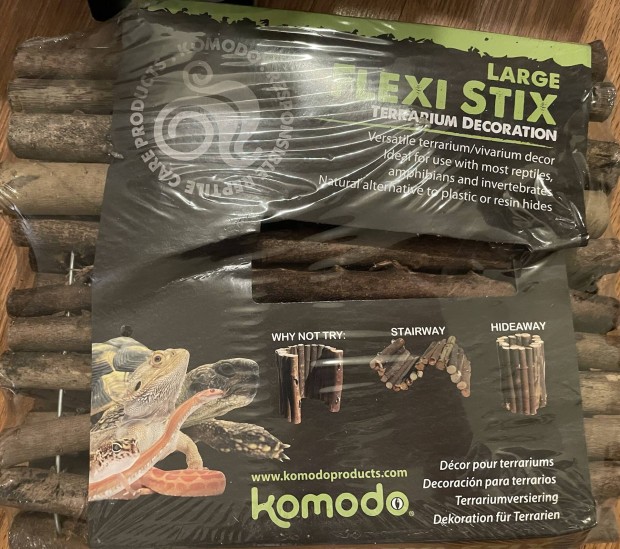 L-es méretű Komodo Flex természetes terráriumdekoráció