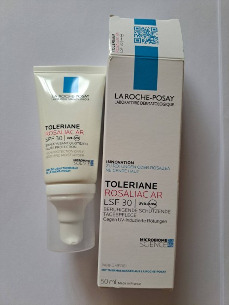 La Roche-Posay, bőrnyugtató krém SPF 30 Toleriane Rosaliac AR